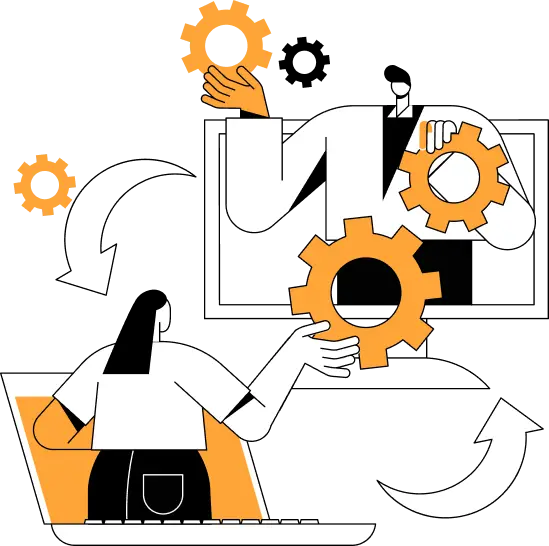 arbeitssystem und branche image